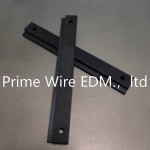 Slow wire guide rail threading guide block
